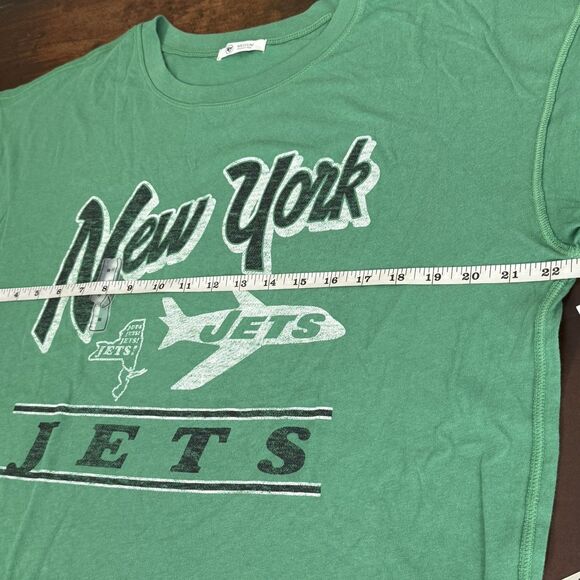 New York Jets NFL historic Oversize Relaxed fit Medium Graphic T-shirt 47 Brand - Picture 4 of 8